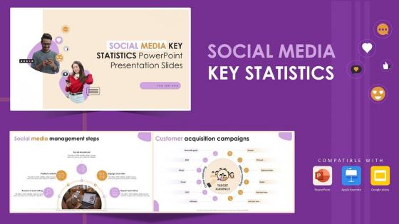 Social Media Key Statistics Powerpoint Presentation Slides Social Media Key Statistics Powerpoint Presentation Slides