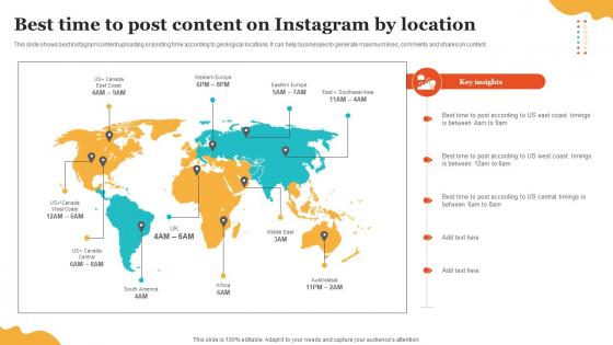 Social Media Marketing To Enhance Best Time To Post Content On Instagram By Location MKT SS V Social Media Marketing To Enhance Best Time To Post Content On Instagram By Location MKT SS V
