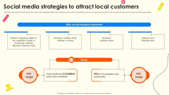 Social Media Strategies To Attract Local Customers School Enrollment Enhancement Strategy SS V