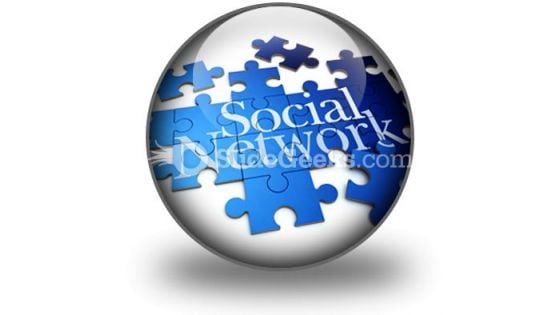 Social Network PowerPoint Icon C