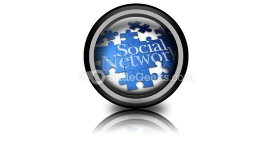 Social Network PowerPoint Icon Cc