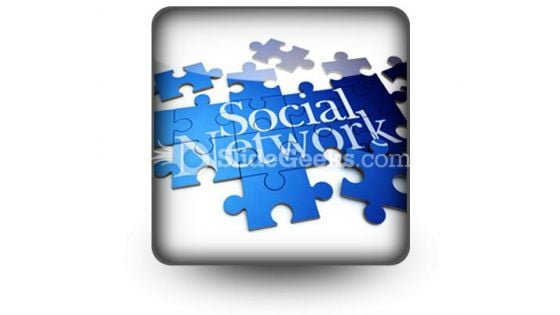 Social Network PowerPoint Icon S