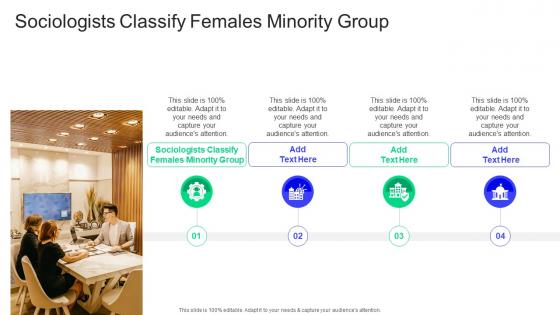 Sociologists Classify Females Minority Group In Powerpoint And Google Slides Cpb