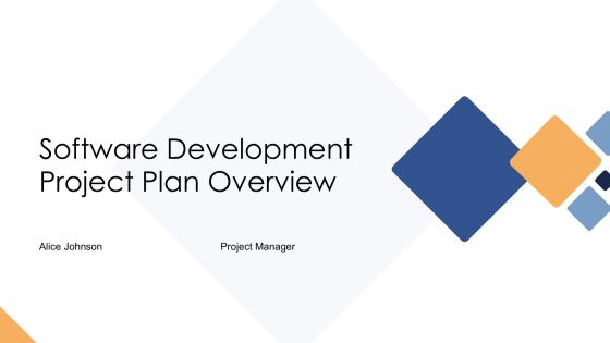 Software Development Project Plan Overview PPT Graphics AT