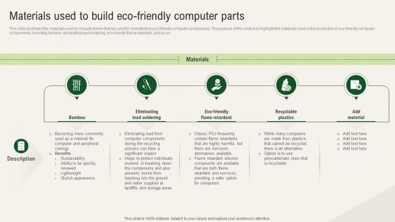 Solar Computing IT Materials Used To Build Eco Friendly Computer Parts