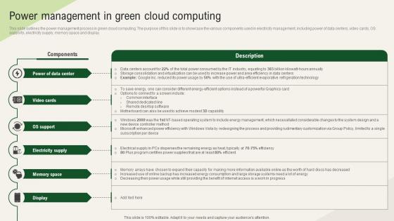 Solar Computing IT Power Management In Green Cloud Computing Solar Computing IT Power Management In Green Cloud Computing