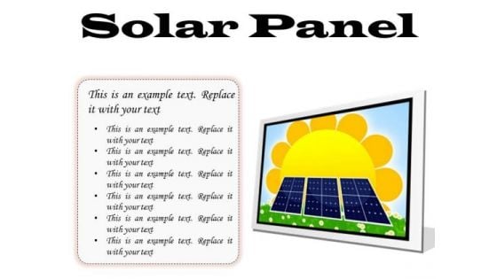 Solar Panel Geographical PowerPoint Presentation Slides F