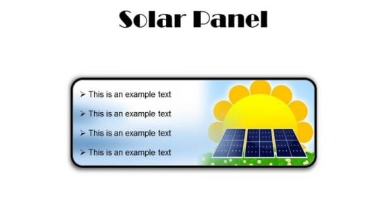 Solar Panel Geographical PowerPoint Presentation Slides R