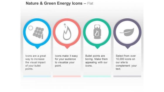 Solar Plant With Cylinder And Leaf For Green Energy Ppt Slides Graphics