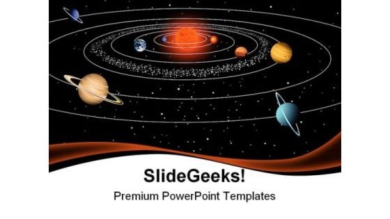 Solar System Earth PowerPoint Templates And PowerPoint Backgrounds 0411