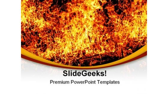 Solid Fire Religion PowerPoint Templates And PowerPoint Backgrounds 0411