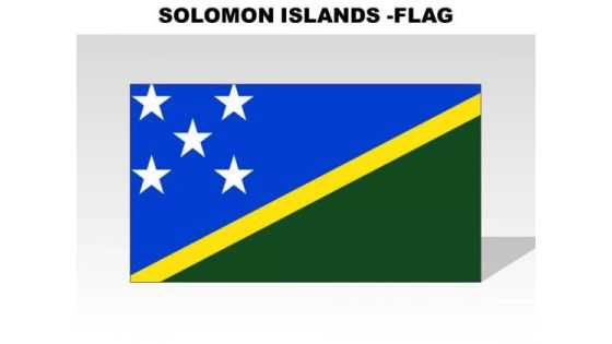 Solomon Islands Country PowerPoint Flags