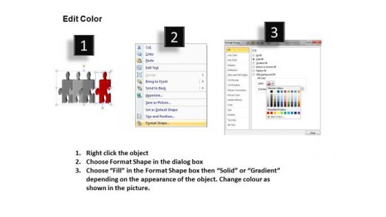Solution 3d Puzzle PowerPoint Slides