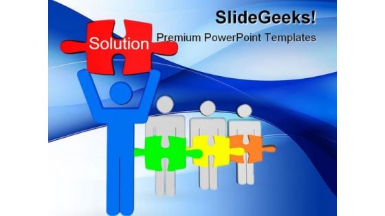 Solution Business PowerPoint Backgrounds And Templates 1210