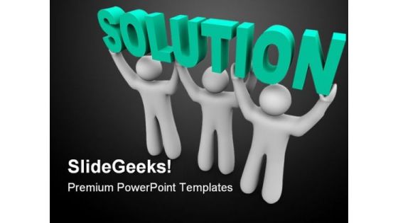 Solution Business PowerPoint Themes And PowerPoint Slides 0411