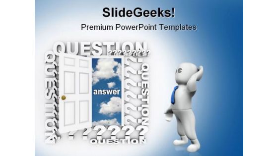 Solution Doorway Business PowerPoint Templates And PowerPoint Backgrounds 0711