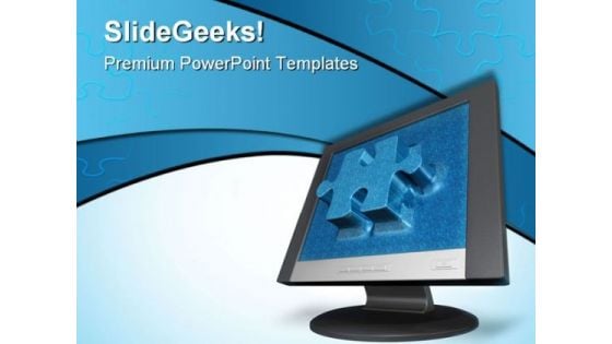 Solution From Web Computer PowerPoint Templates And PowerPoint Backgrounds 0611