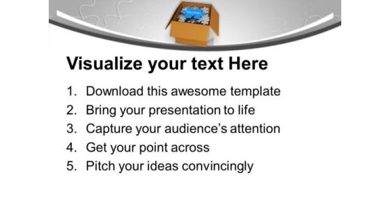 Solution In Carton Box Business PowerPoint Templates Ppt Backgrounds For Slides 0313 Slide03