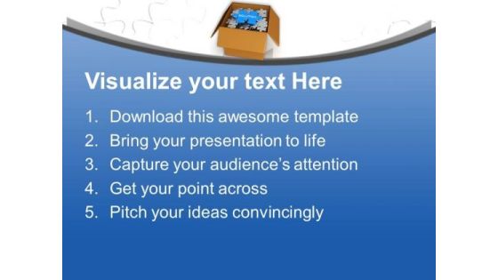 Solution In Carton Box Business PowerPoint Templates Ppt Backgrounds For Slides 0313 Slide02