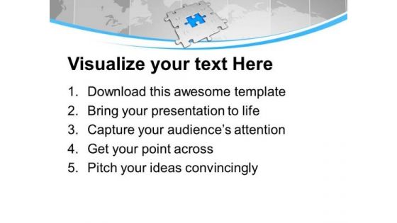 Solution Is Missing Puzzle PowerPoint Templates Ppt Backgrounds For Slides 0413