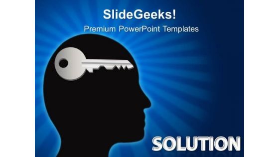 Solution Key Business PowerPoint Templates And PowerPoint Themes 0312