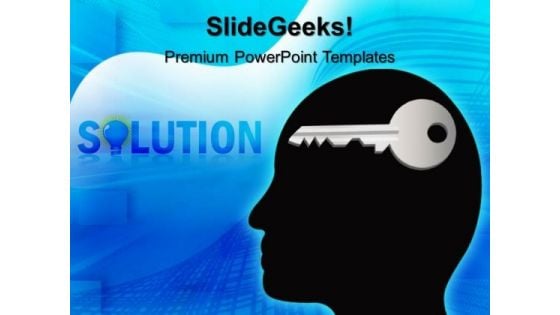 Solution Key Business PowerPoint Templates And PowerPoint Themes 0512