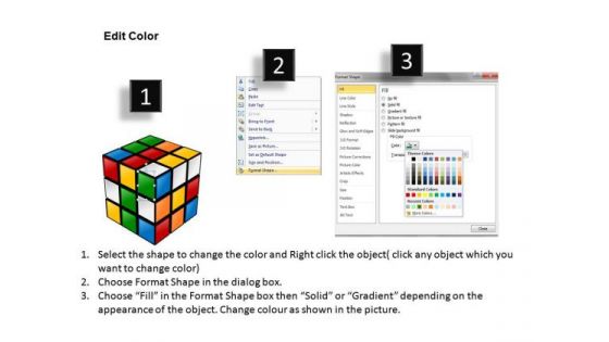 Solution Rubiks Cube PowerPoint Slides And Ppt Clipart Graphics