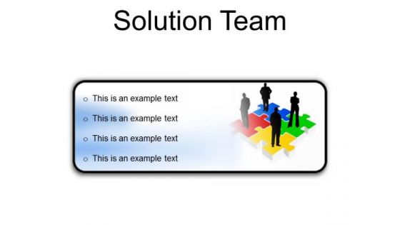 Solution Team Business PowerPoint Presentation Slides R