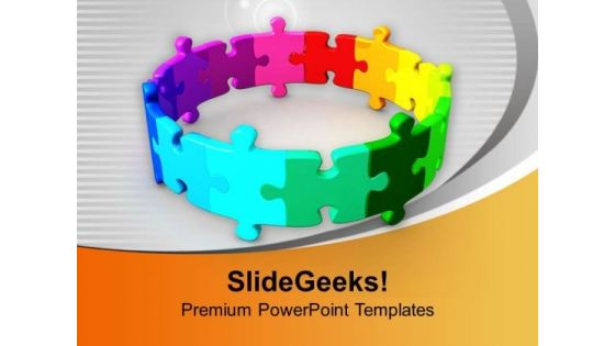 Solution To Problem As Team Effort PowerPoint Templates Ppt Backgrounds For Slides 0413