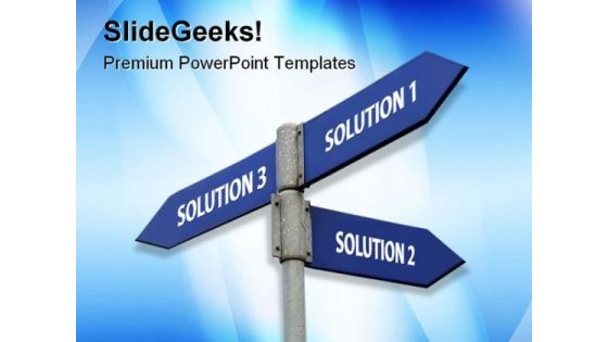 Solutions Business PowerPoint Templates And PowerPoint Backgrounds 0811