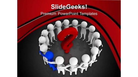 Solve Issuses With Team Efforts PowerPoint Templates Ppt Backgrounds For Slides 0613