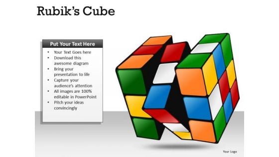 Solve Problem Rubiks Cube PowerPoint Slides And Ppt Diagram Templates