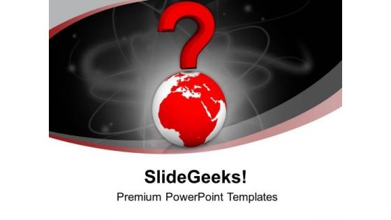 Solve The Global Mystery PowerPoint Templates Ppt Backgrounds For Slides 0613