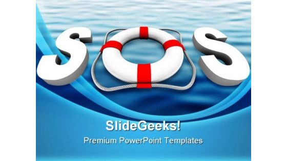 Sos Security PowerPoint Themes And PowerPoint Slides 0511