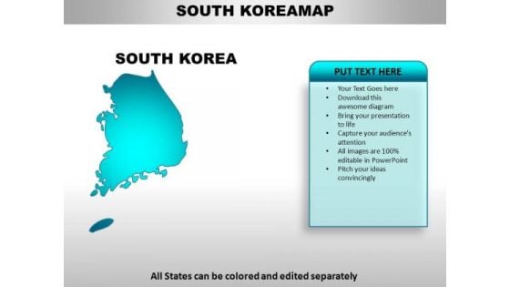 South Korea PowerPoint Maps