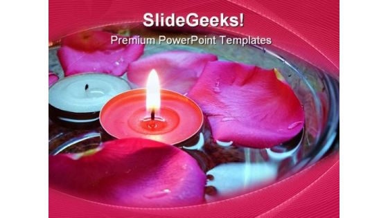 Spa Candles Beauty PowerPoint Themes And PowerPoint Slides 0311