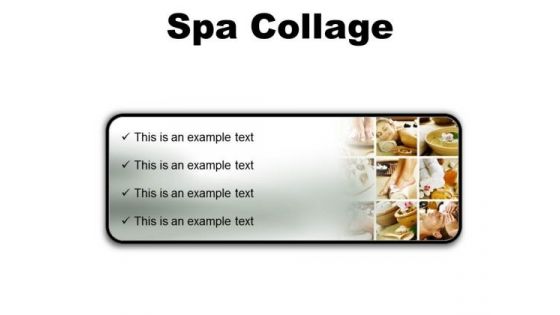 Spa Collage Beauty PowerPoint Presentation Slides R