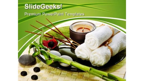 Spa With Incense Sticks Nature PowerPoint Themes And PowerPoint Slides 0311