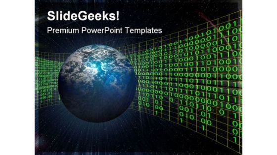 Space Globe PowerPoint Themes And PowerPoint Slides 0511