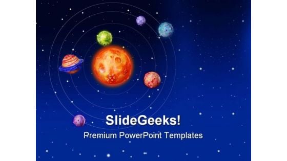 Space Planets Earth PowerPoint Templates And PowerPoint Backgrounds 0611