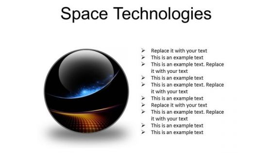 Space Technologies Abstract PowerPoint Presentation Slides C Space Technologies Abstract PowerPoint Presentation Slides C
