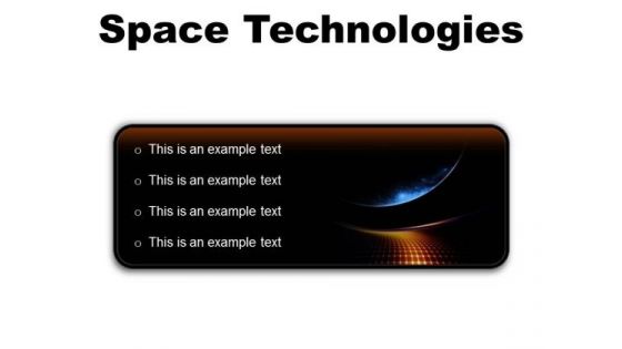 Space Technologies Abstract PowerPoint Presentation Slides R Space Technologies Abstract PowerPoint Presentation Slides R
