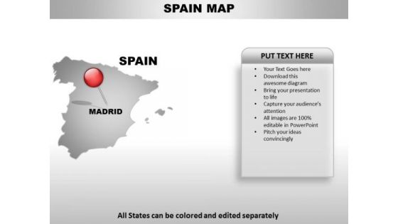 Spain Country PowerPoint Maps