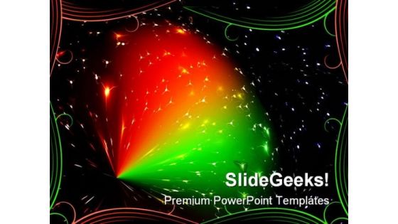 Sparkling Space Abstract PowerPoint Templates And PowerPoint Backgrounds 0711