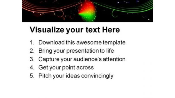 Sparkling Space Abstract PowerPoint Themes And PowerPoint Slides 0711