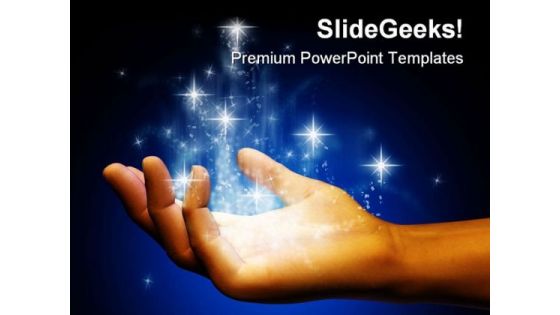 Sparkling Stardust Abstract PowerPoint Themes And PowerPoint Slides 0811