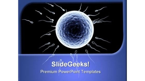 Spermatozoons Floating Science PowerPoint Templates And PowerPoint Backgrounds 0211