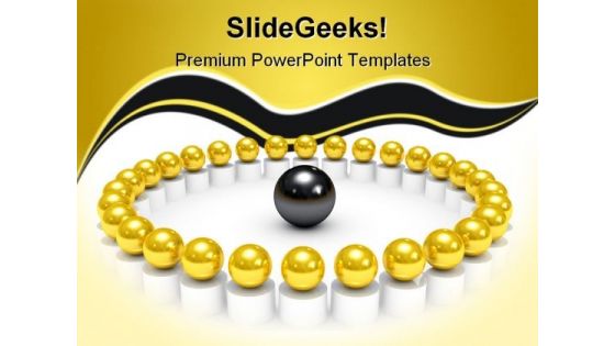 Spheres Leadership PowerPoint Templates And PowerPoint Backgrounds 0611