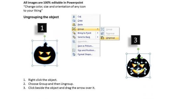 Spooky Halloween Icons PowerPoint Slides And Ppt Diagram Templates