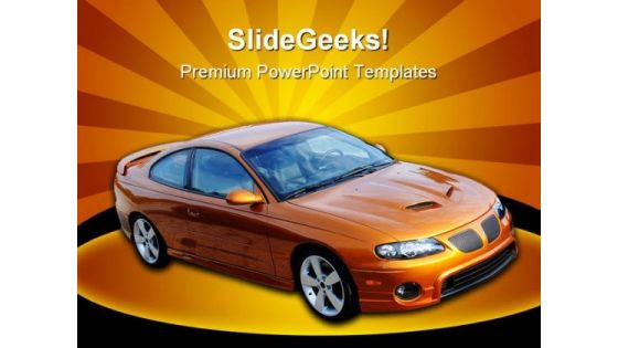 Sports Car Travel PowerPoint Templates And PowerPoint Backgrounds 0511